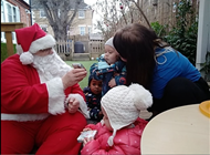 Christmas event with Cubs