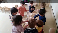Being creative using different materials