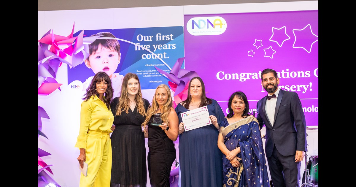 Queens Nursery NDNA (National Day Nurseries Association) Award Winners