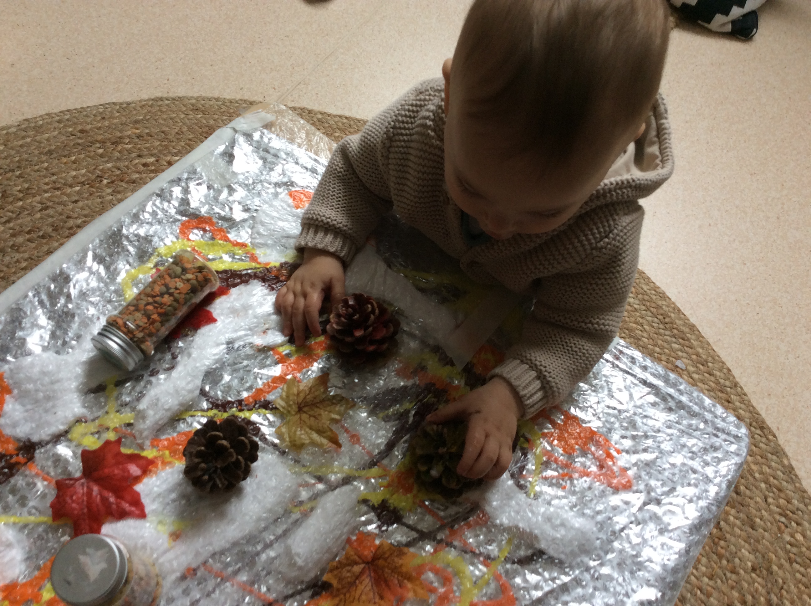 Autumn Sensory Tray