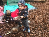 Forest Mud Kitchen Pancakes