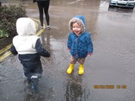 We explored the rain!!!
