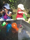 Water play in the garden