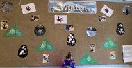 Winter display board