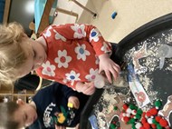 Making Special Reindeer food!