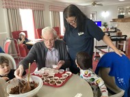 Baking Session at Queens Court Care Home