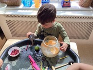 Frozen Fruit Water Play