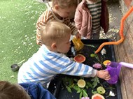 Sensory water play!