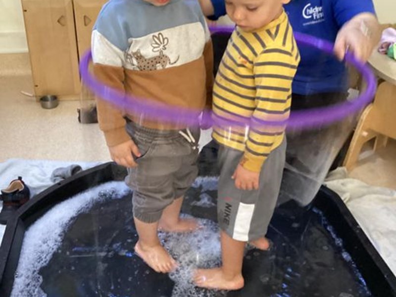 Bubble Fun at Nursery!