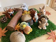 Autumn small world sensory play