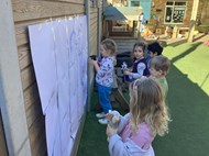 Spray Painting in the garden