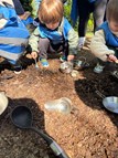 Forest mud kitchen