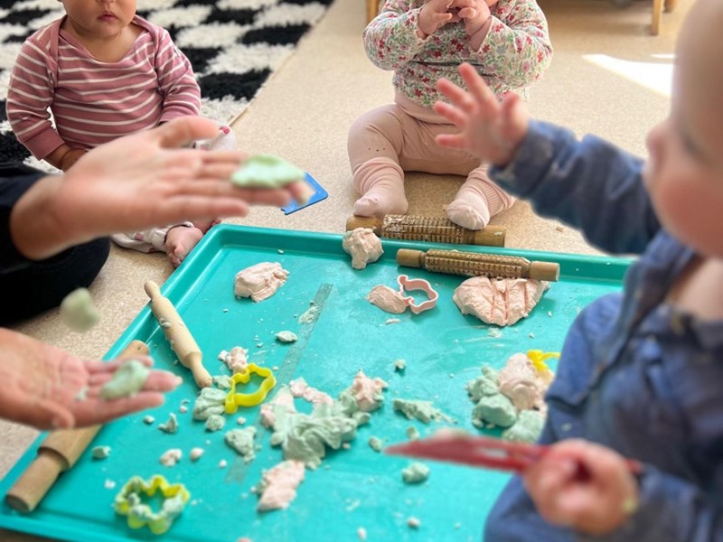 Creative Play with Edible Dough