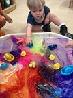 Sensory Rainbow Water