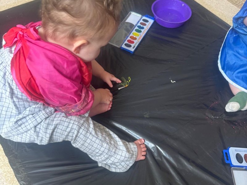 Painting on a Different Texture