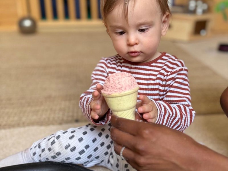 Babies ice cream parlour
