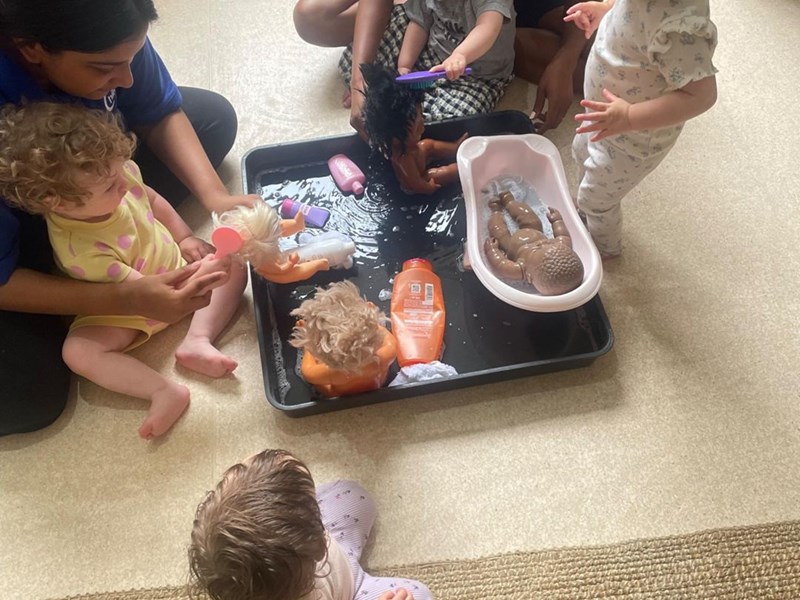 Babies' Bath Time Role Play