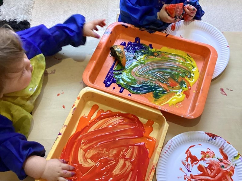 Our Colourful Fruit Painting Adventure