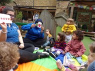 The Very Hungry Caterpillar fruit tasting