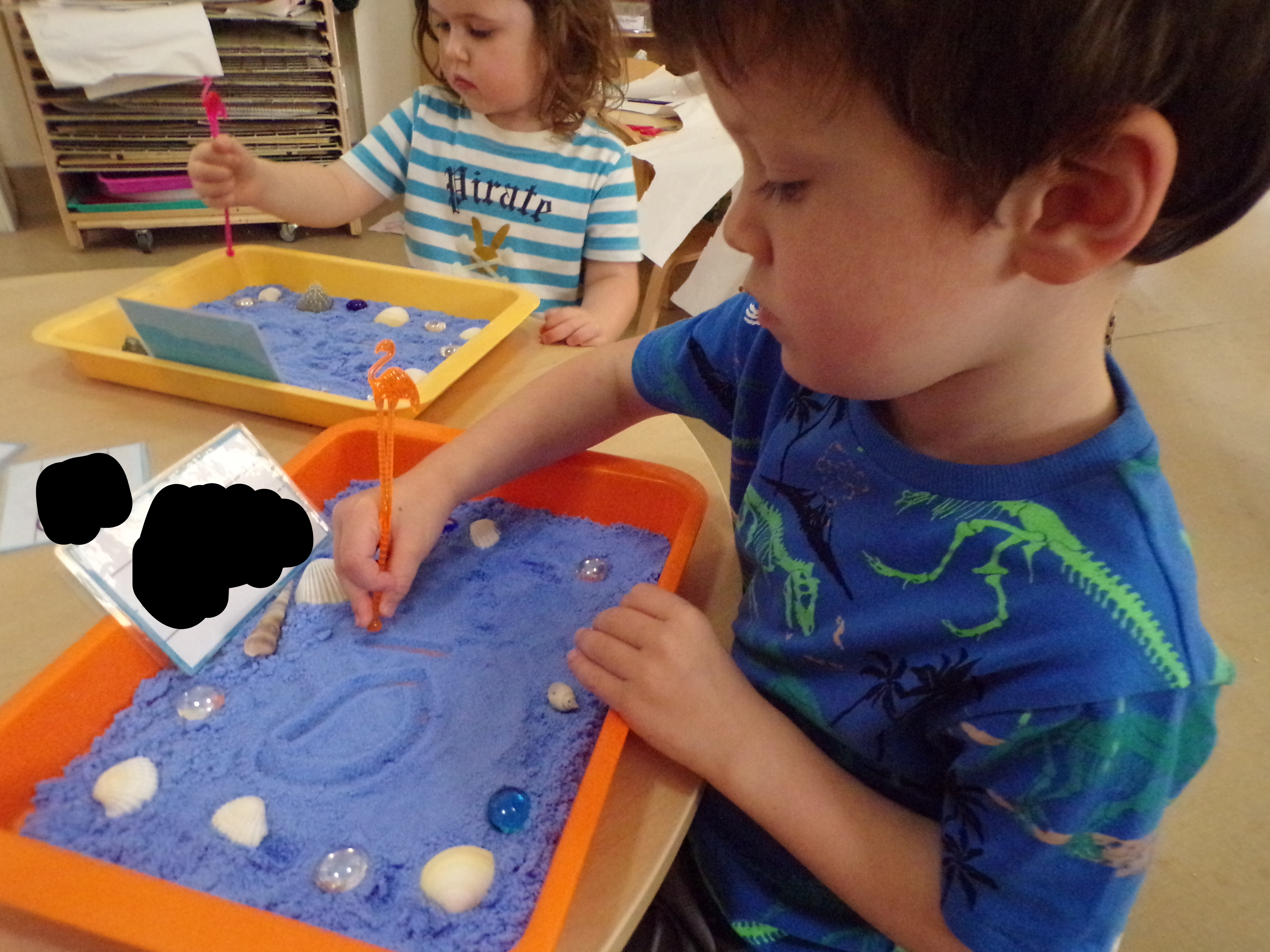 Ocean Commotion Sand Foam Sensory Experience for Preschoolers